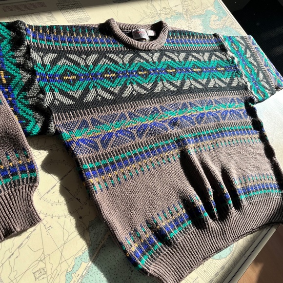 Essentials Other - Vintage 90s Essentials Funky Knit Sweater L